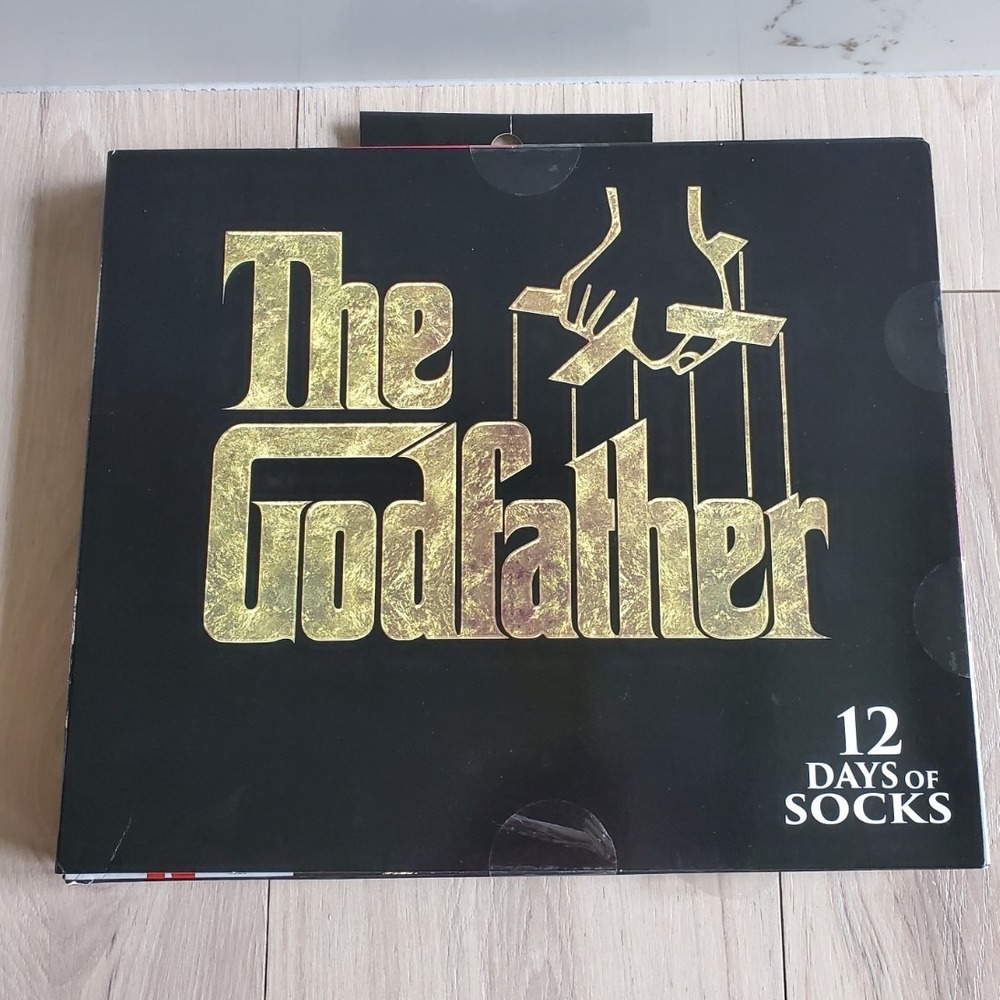 The Godfather Socks Mens 6-12 12 Pair Low Cut Crew 12 Days Gift Set New